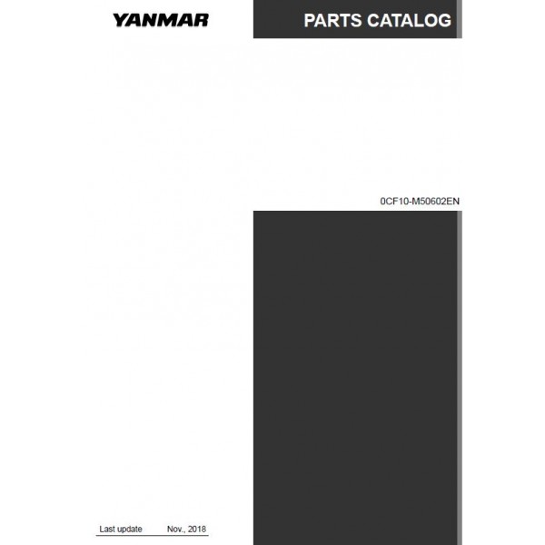 Yanmar 3GM30 Illustrated Part Catalog PDF #0CF10-M50602EN